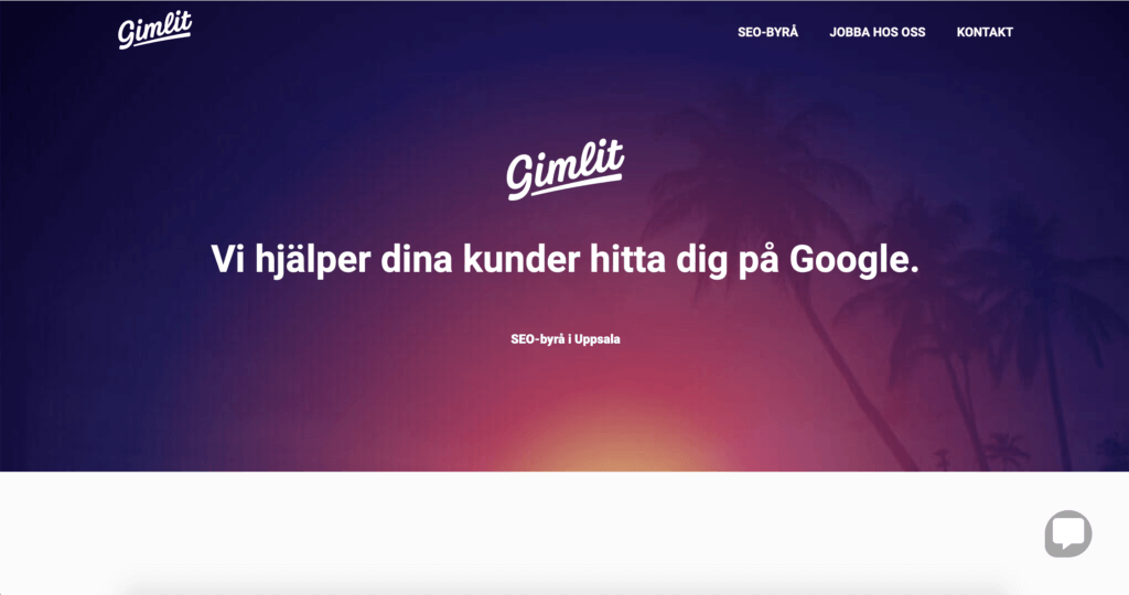 Gimlit SEO byrå Uppsala
